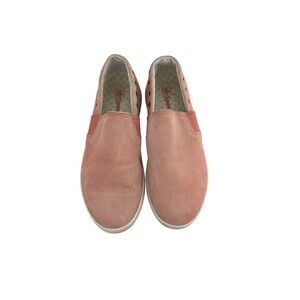 Spenco Orthotic Suede Water Repellent Slip-On Shoes Pink  Women's 7.5 B…‎